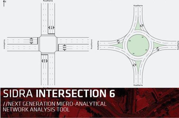 sidra 6 intersection